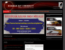 Tablet Screenshot of kemamanbay.com